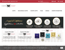 Tablet Screenshot of caffettiamo.com